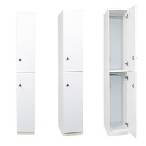 락카원 LPM 2단 락카장 수납장 락커 캐비넷 개인라커룸 사무실 병원 헬스장 락커룸 사물함, 일반볼키(열쇠), 메이플