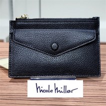 니꼴밀러 NICOLEMILLER [특가행사][봄신상품] 동전수납칸도 별도로 있는 귀여운 동전지갑 블랙 PN9640