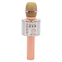 무선 블루투스 강의용 휴대용 노래방 마이크, TMK1000(로즈골드)