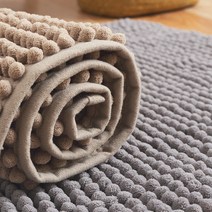 민스리빙 1+1 극세사 버블 욕실 발매트 + 주방매트, 발매트-버블(중:네이비)+버블(대:네이비)