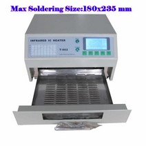 납땜기 인두기 PUUI T-962 적외선 IC 히터 리플 로우 웨이브 오븐 800W 납땜 기계 180x235mm GA SMD SMT 재, 한개옵션0