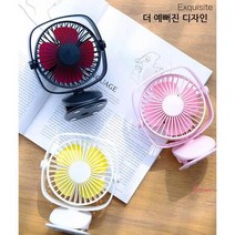 무선미니선풍기 캠핑탁상용 캠핑용 집게휴대용책상용 usb 사무용 건전지 집게형 소형 사무실 클립형 차박 충전식, 렉시 집게선풍기 블랙