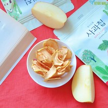100% 천연 껍질째 건강한 장수 사과 칩 25g 아기 유아 간식 과자, 4팩