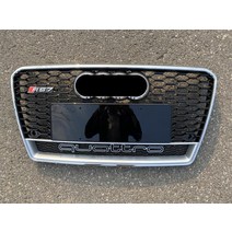 아우디 A7 2012-2015 용 업그레이드 RS7 후드 메쉬 프론트 범퍼 그릴 개조 및 액세서리, 05 터키석