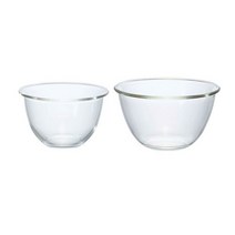 하리오 유리 믹싱볼 베이킹 일본제 내열글라스 2세트
