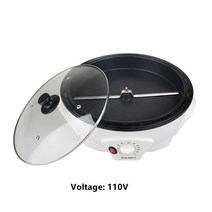 커피 캡슐 머신 호환 커피콩 볶는 기계 볶은 콩 팝콘 자동 회전 가열 110V ~ 220V, 01 White-110V_04 UK