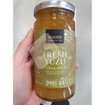 피코크 PEACOCK 갈아만든 유자차 420g 과육 껍질 갈아만든 유자 티타임 홈카페, 1개