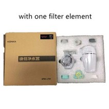 KONKA-수돗물 정수기 필터 1/4 개 세척 가능 교체 가능 주방 수도꼭지 오래 지속되는 세라믹 필터 나인 스테이지 청소, 1pcs Filter element