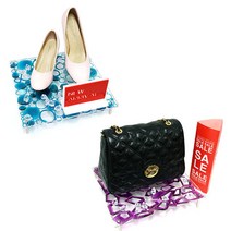 DIY 크리스탈 진열대 / 신발디스플레이 가방DP 신발DP 진열선반 백화점 디스플레이 사각선반 받침대 아크릴, 퍼플, 대, type01.스톤