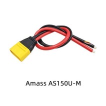 돼지코 어댑터 일본여행 Amass AS150U Aew Antifire 벨트 신호 바늘 방수 링 플러그 짧은 랩 고무 실리콘 와이어 보호 라인 3555 cm 길이, 55cm_AS150U-M, 02 AS150U-M_02 55CM