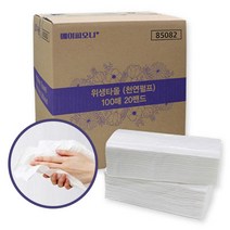 [메이피오니] 천연펄프 무형광 핸드타올 2000매/5000매, 메이피오니 5000매