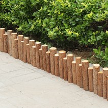 폼내서 방부목울타리 원목 옥상 꾸미기 텃밭 장식 펜스 울타리, 길이 약 90cm 평평한 바닥 10/15