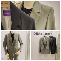 올리비아로렌 장식 더블 버튼 테일러드 카라 홑겹 정장 자켓 nc청주점 (세트 팬츠도 판매중) vocgaym3111