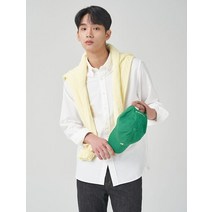 BEAN POLE 레귤러 옥스포드 솔리드 셔츠 화이트