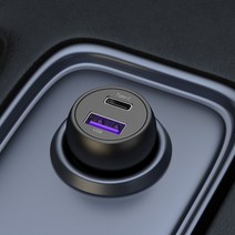 레모토 차량용 초고속 충전기 PD PPS 30W 완전매립 USB 듀얼 포트 시거잭, 본품