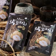 강원도 약도라지 배즙 국산 햇배 도라지즙 농축액 2박스 4박스, 60포