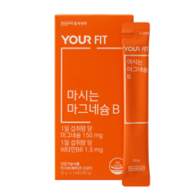 동국제약 유어핏 맛있는 한라봉 감귤맛 마시는 액상 마그네슘 B 14포, 1개