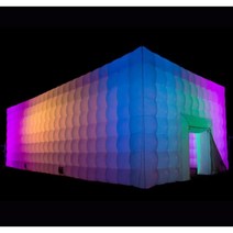 다채로운 빛을 가진 팽창 식 천막 부스 백색 당 사건 사용 집, [06] 8x6x3.5