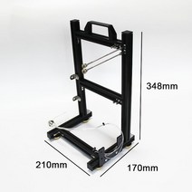 PC 케이스 개방형 전체 알루미늄 랙 atx matx itx diy 랙 수직 베어 지원, itx 케이스