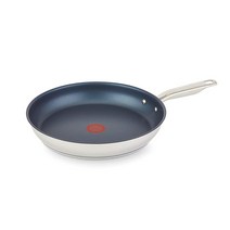 Tfal 언리미티드 컬렉션 스테인리스 스틸 플래티넘 논스틱 30.5cm(12인치) 프라이팬, 단일사이즈