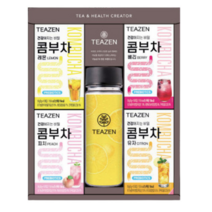 티젠 콤부차 보틀 선물세트, 15세트, 500ml에코젠보틀+레몬/베리/유자/피치 각10p