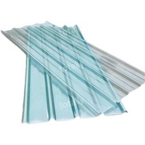 슬레이트지붕 FRP 플라스틱 PVC PC판 폴리카보네이트 스레트 지붕 레인, 길이 2m  두께 2mm  타일 너비 93cm