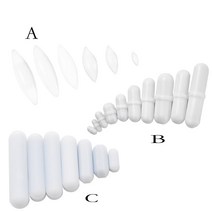 5 개/몫 혼합 크기 마그네틱 Stirrer 바 PTFE 믹서 Stir 바, 04 A8x20mm