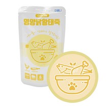 이베니 반려동물 강아지 고양이 공용 영양죽 - 영양닭황태죽 50팩 + 38.5 유산균 한스푼, 120g, 애견죽