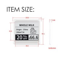 개발 보드 시스템 호환 4.2 인치 전자 종이 E Paper EPaper Eink 잉크 디스플레이 화면 모듈 휴대 전화 IOS 안드로이드 APP 배터리 없음 NFC 전원