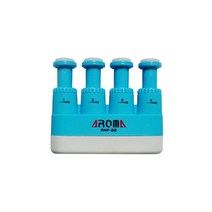 아로마 기타 손가락 연습기 훈련 장치 피아노베이스 확장O그립 강화제 액세서리 4 가지 색상, 04 하늘색