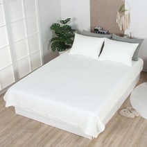 천솜이 리즈 다이아 60수아사 피그먼트워싱 순면이불겸침대패드(고정밴드 없음 SS/Q/K/LK)8종모음, 오트밀