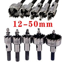 용접턴테이블 용접포지셔너 wholesales 1 개 12-50mm hss 드릴 비트 구멍 톱 세트 스테인레스 스틸 금속 합금 드릴 비트, 22mm