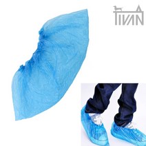 방진복 무균 실 위생 크린 클린 룸 신발 커버 일회용 덧신 비닐 토시 방수 1회용, 1개