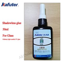 견고한 강한 50ml Kafuter UV 경화 접착제 K-303 300 302 51LED 손전등 크리스탈 유리 및 금속 본딩, 01 shadowless glue
