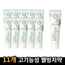 국내산 하얀민들레 치약 150g 고기능성 웰빙치약, 민들레 치약 총11개