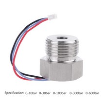압력전송기 압력센서 g12 플랫 모드 트랜스미터 0-1030100300600bar 입력 5v 출력 0.54.5v dc 필름 변환기, 0-300바