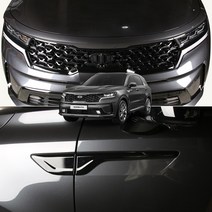 쏘렌토MQ4 휀다 그릴 가니쉬 몰딩, 휀다가니쉬 카본