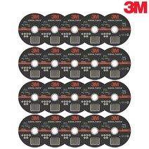 3M 보급형 4인치 절단석 72653, 20개