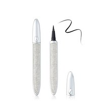 아이라이너 블랙 속눈썹 글루 펜 2 인 1 방수 접착제 오래 지속되는 DHL, [01] B1-black glue, [05] 40 pieces