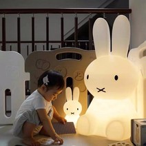 미피LED 무드등 토끼조명 침실 수면등 수유등 리모컨 밝기조절 색상변화 28 50 80cm