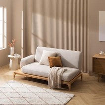 한샘몰pick 레벤 시엔느 패브릭 원목소파 3인용 2종/택1, B형 그레이(B)