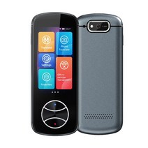 동시통역기 번역기 양방향 다국어 통역 음성인식 v10 언어 장치 127개 국어 지능형 실시간 음성 녹음 텍스트 번역 장치 36, 회색