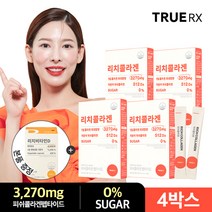 트루알엑스 리치 콜라겐 56일분+리치 비타민D 60일분 / 기능성 저분자 피쉬 콜라겐 밀크 세라마이드 엘라스틴, 4개, 182ml
