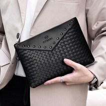 enethoem 직장인백 클러치백 블랙 남성클러치백 M사이즈 여성클러치백 모던 모던시크 남성