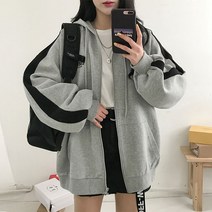 봄가을 아우터 후드 집업 유로후드집업