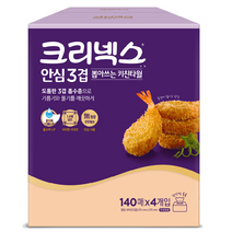 크리넥스 안심 3겹 뽑아쓰는 키친타올 140매, 4개입, 4팩