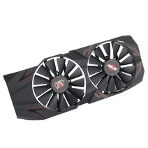 95mm FDC10M12S9-C 0.25A RX470 팬 ASUS AREZ Radeon RX 4G ROG STRIX 게임용 OC 그래픽 카드 냉각, 02 Fan with Case