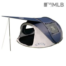 MLB 캠핑 원터치 자동 팝업 텐트 5-6인용, 뉴욕양키스