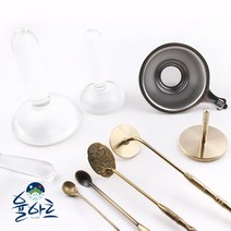 율아트 안료도구 안료 스푼 누르개 물수저 분채거름망 민화 한국화 도구, 6. 유발 유봉 세트, 6-4 유발 유봉 세트 특대
