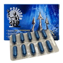 포세이돈 10캡슐 ( POSEIDON 10 CAPS BOX ) 남성 영양제 심인성 발기 부전 피로회복 기력회복, 1개